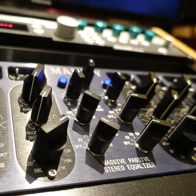 Égaliseur Manley Massive Passive utilisé pour le mastering